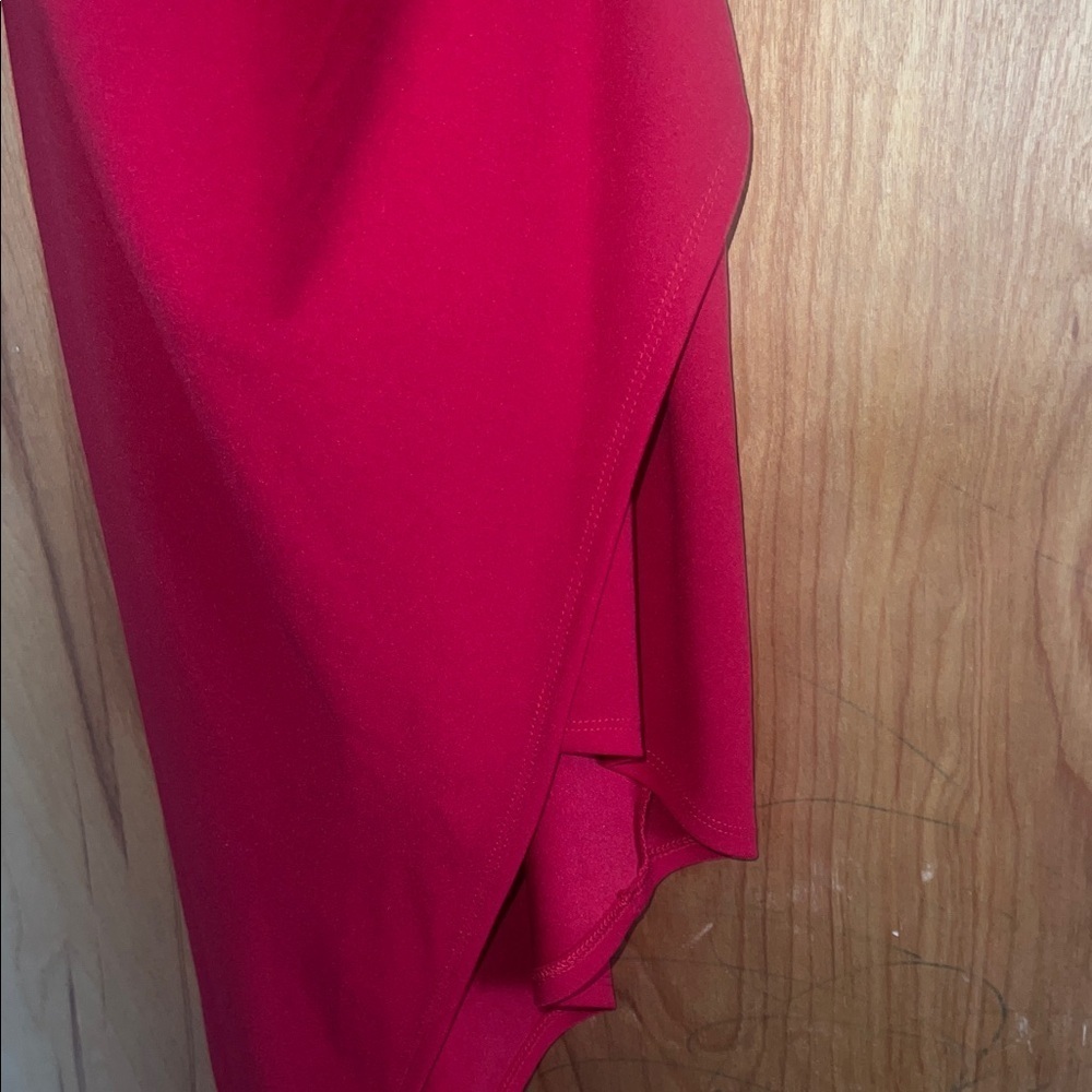 Emerald Sundae Vibrant Red V-Neck Dress - Picture 4 of 7